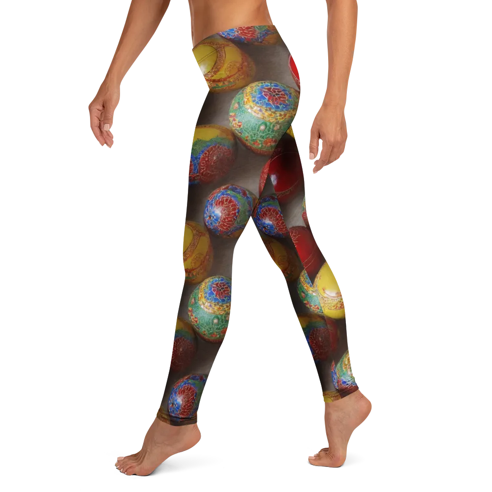 Carnival Baubles on Leggings — Left