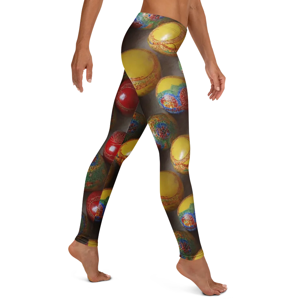 Carnival Baubles on Leggings — Right