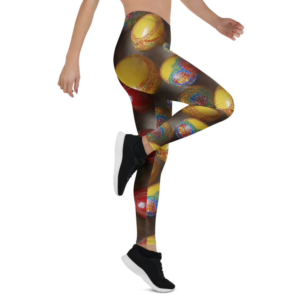 Carnival Baubles on Leggings — Right