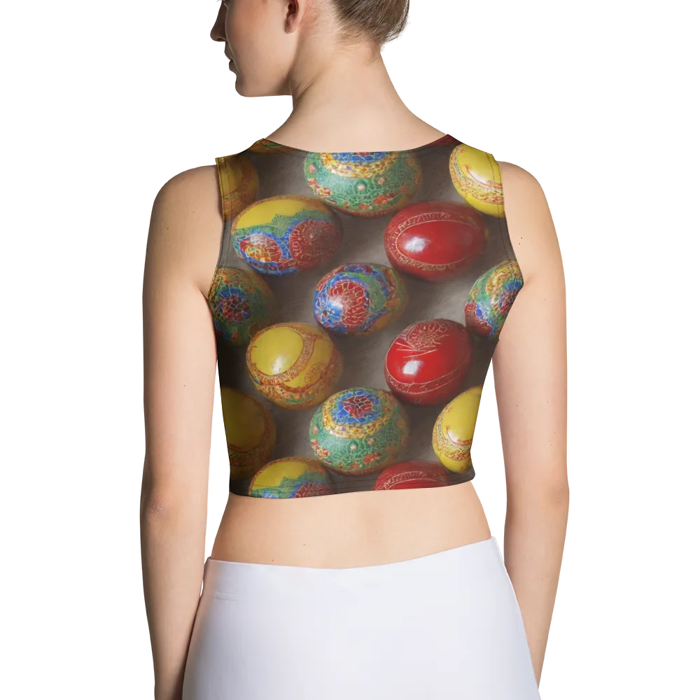Carnival Baubles on Crop Top — Back