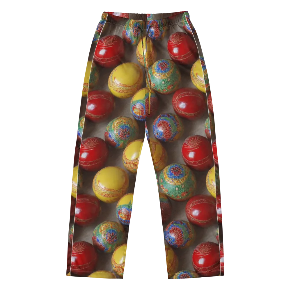 Carnival Baubles on Women's Pajama Pants — Front