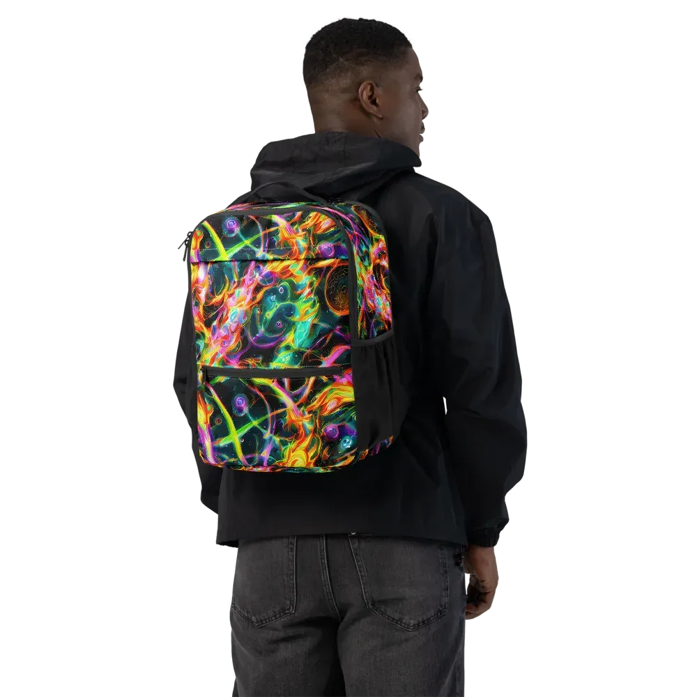 Astral Firestorm on Utility Backpack — Back