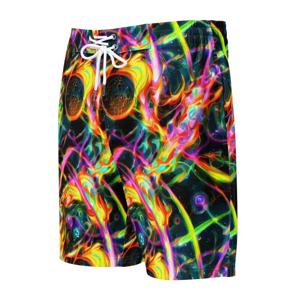 Astral Firestorm on Men's Board Shorts — Front