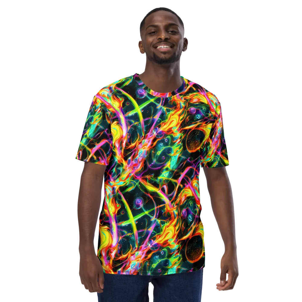 Astral Firestorm on Men's Crew Neck T-Shirt — Front