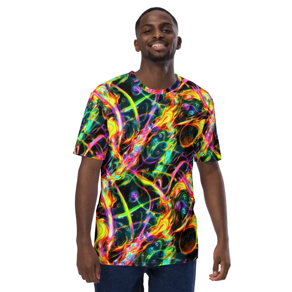 Astral Firestorm on Men's Crew Neck T-Shirt — Front