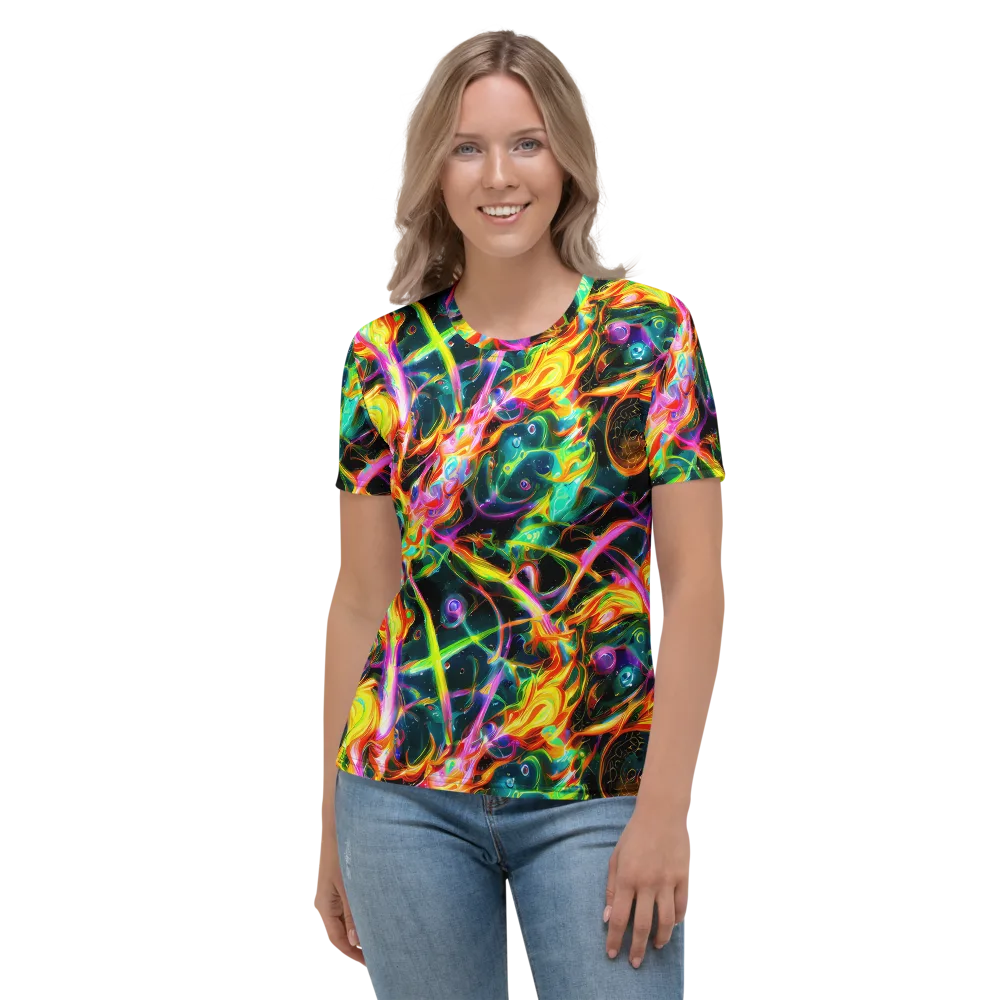 Astral Firestorm on Women's Crew Neck T-Shirt — Front