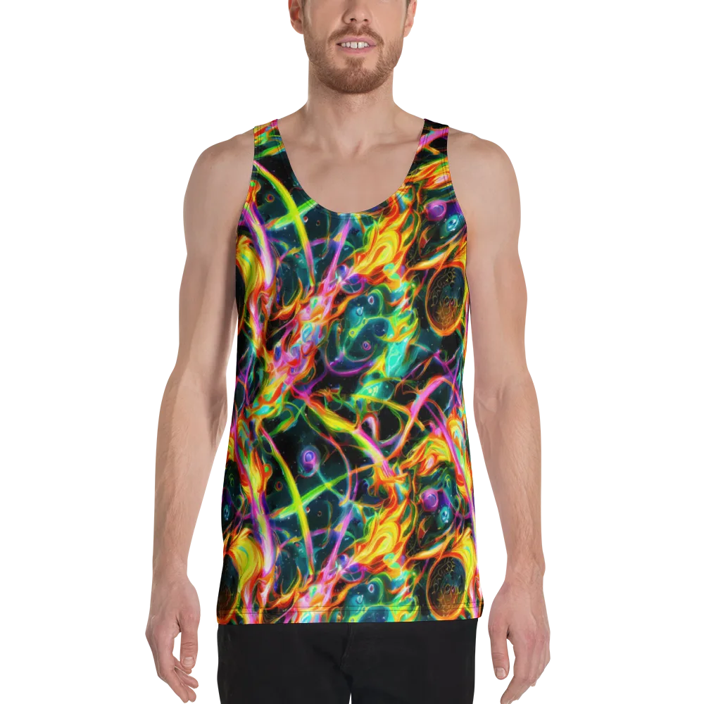 Astral Firestorm on Men's Tank Top — Front