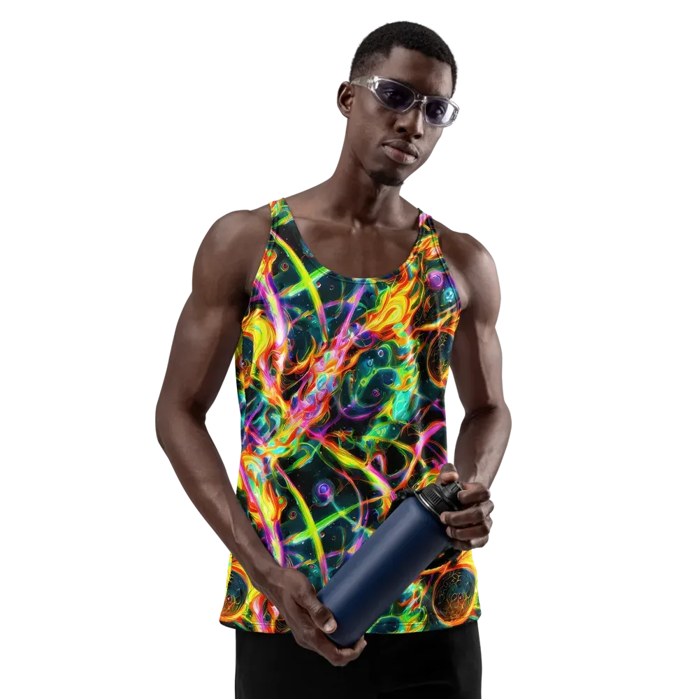 Astral Firestorm on Men's Tank Top — Front