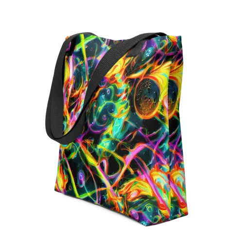 Astral Firestorm on a Tote Bag