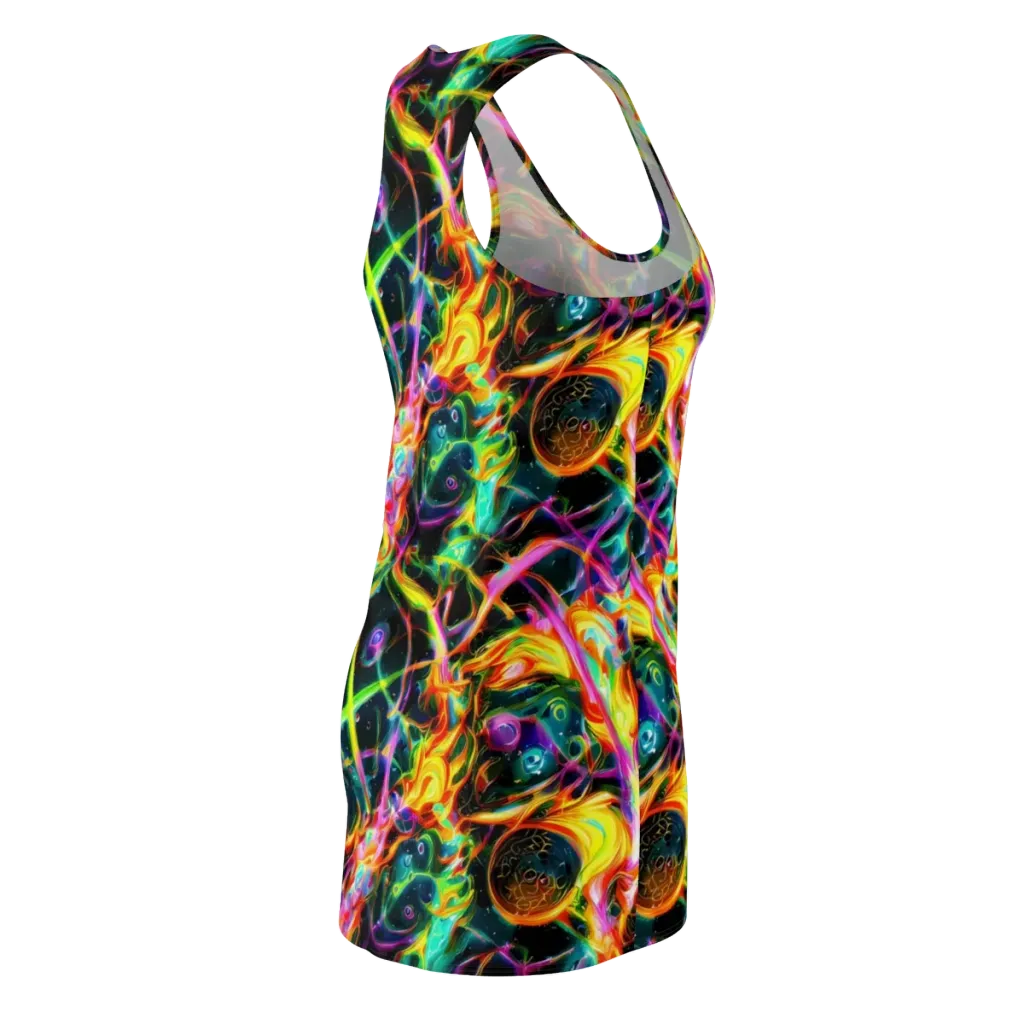 Astral Firestorm on Racerback Dress — Back Side