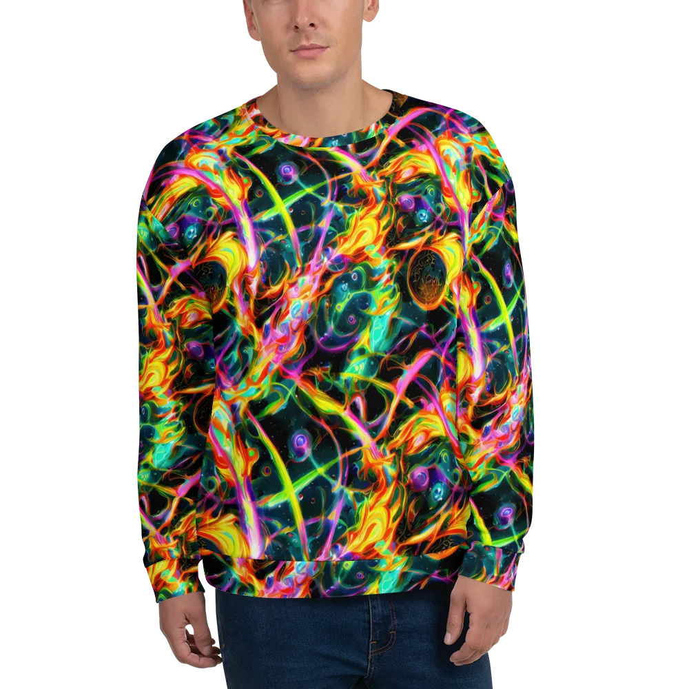 Astral Firestorm on Sweatshirt — Front