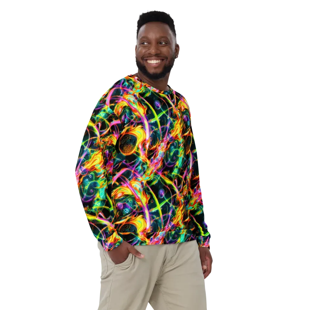 Astral Firestorm on Sweatshirt — Front