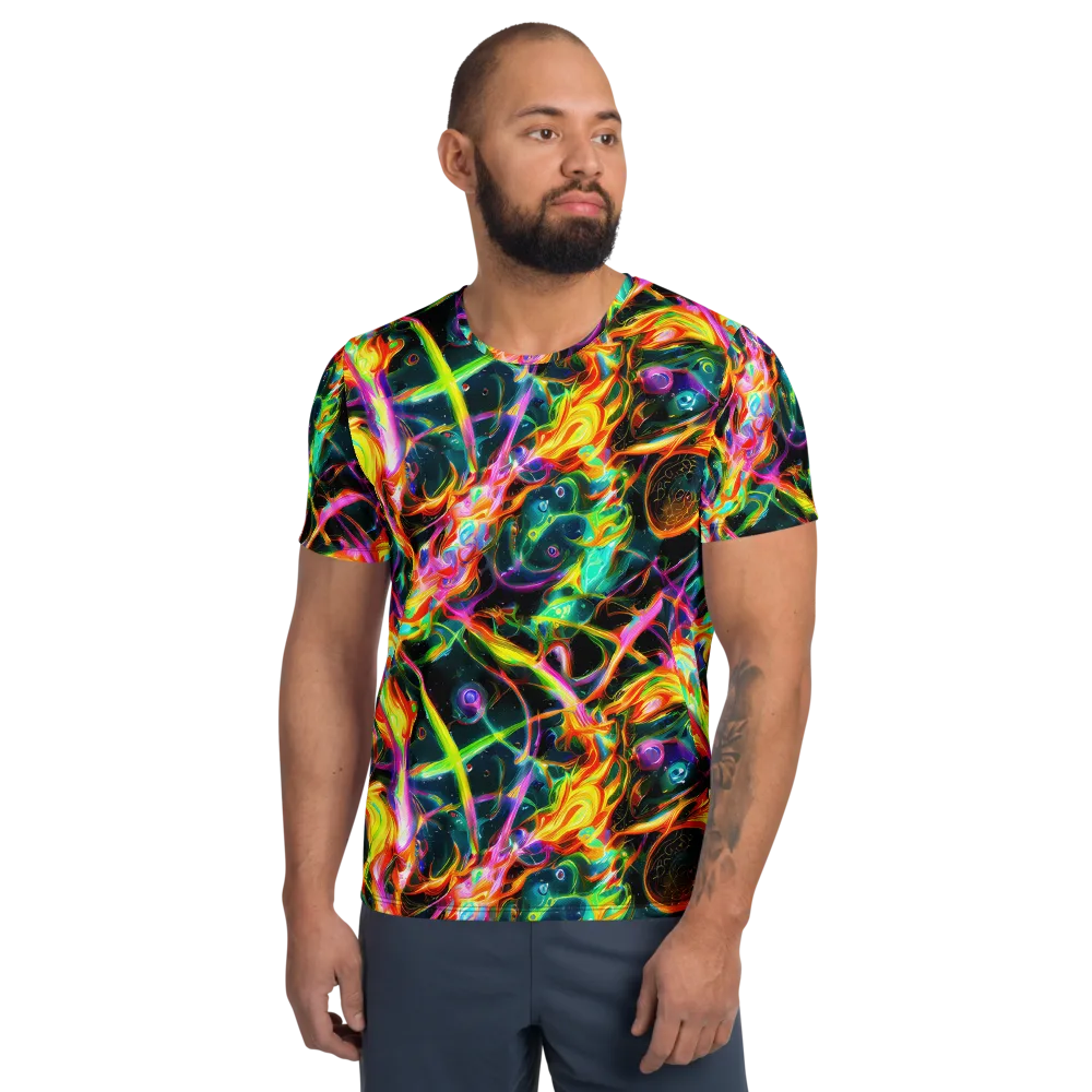 Astral Firestorm on Men's Athletic T-Shirt — Front