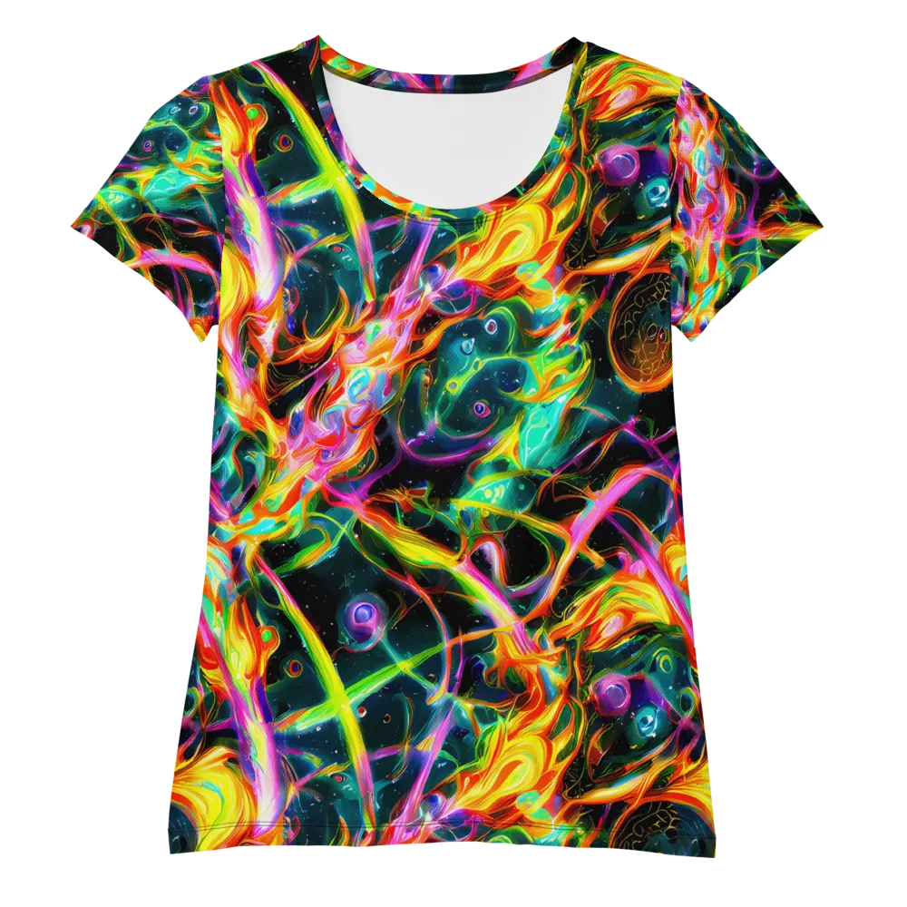 Astral Firestorm on Women's Athletic T-Shirt — Front