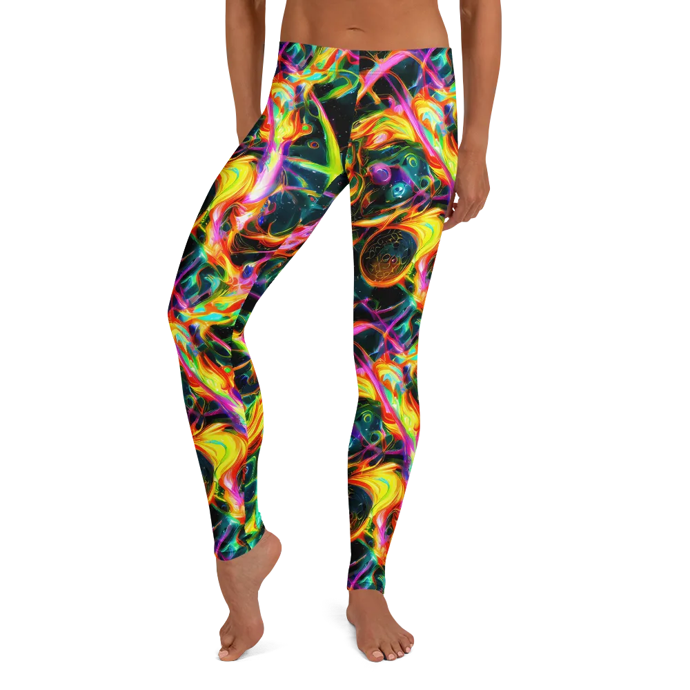 Astral Firestorm on Leggings — Front