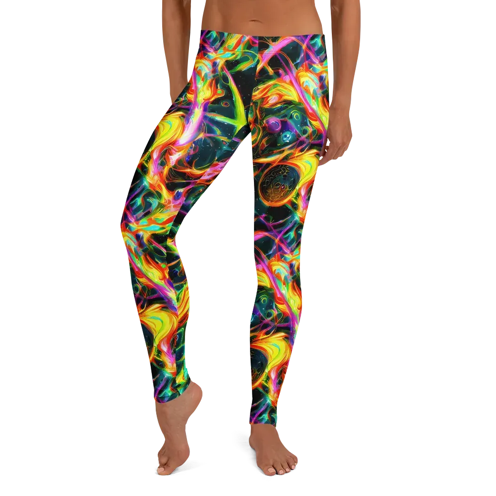 Astral Firestorm on Leggings — Front