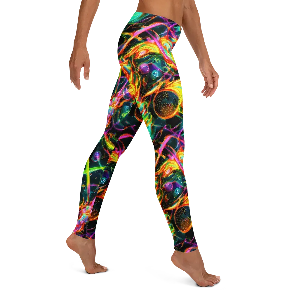 Astral Firestorm on Leggings — Right