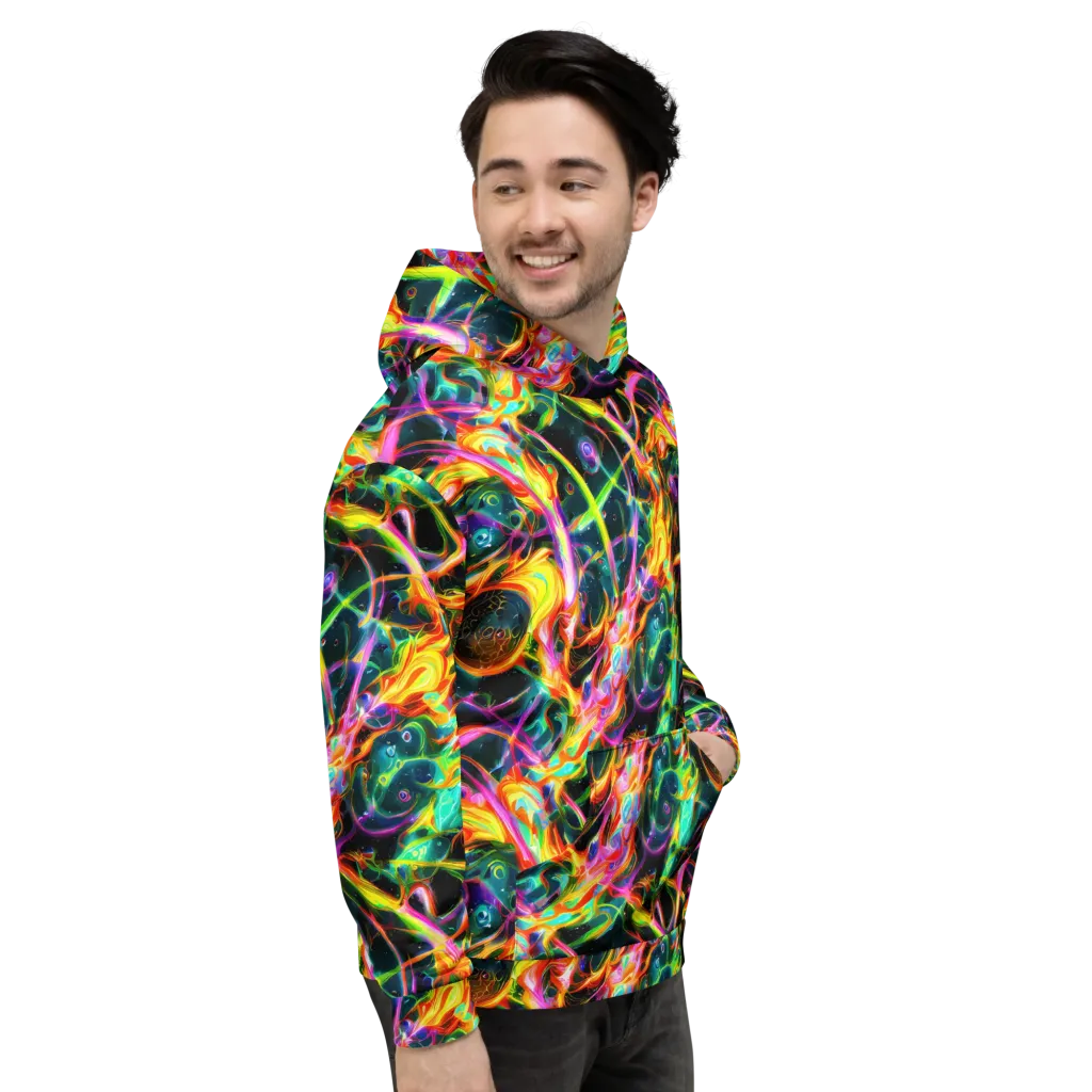 Astral Firestorm on Hoodie — Right