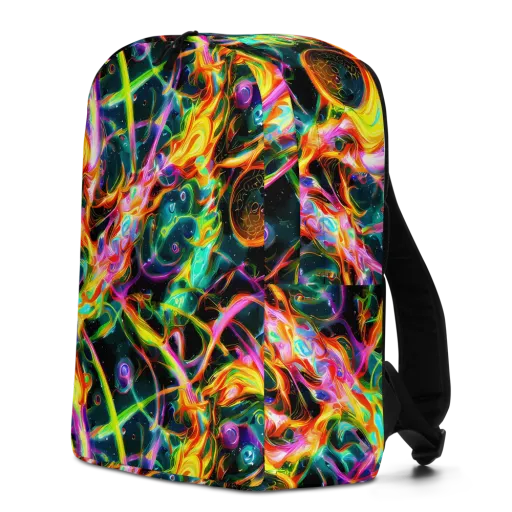 Astral Firestorm on a Minimalist Backpack