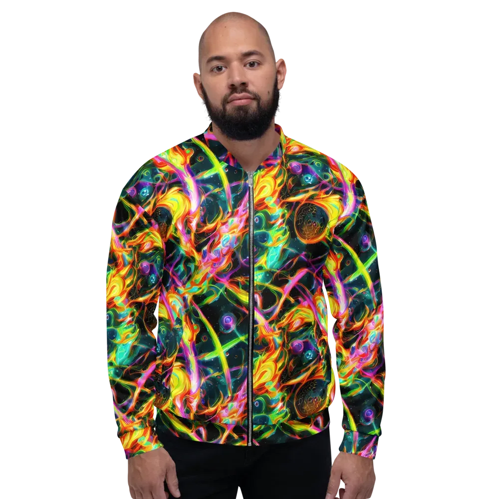 Astral Firestorm on Bomber Jacket — Front