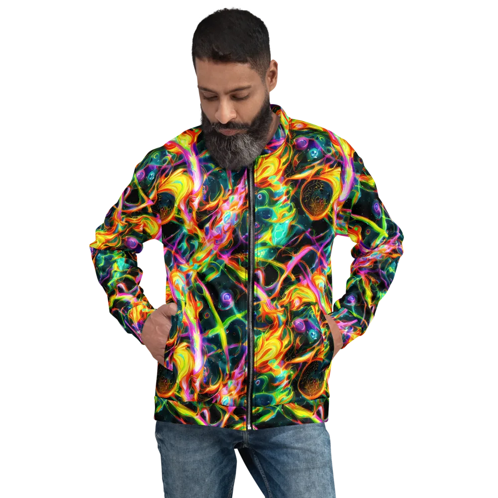 Astral Firestorm on Bomber Jacket — Front