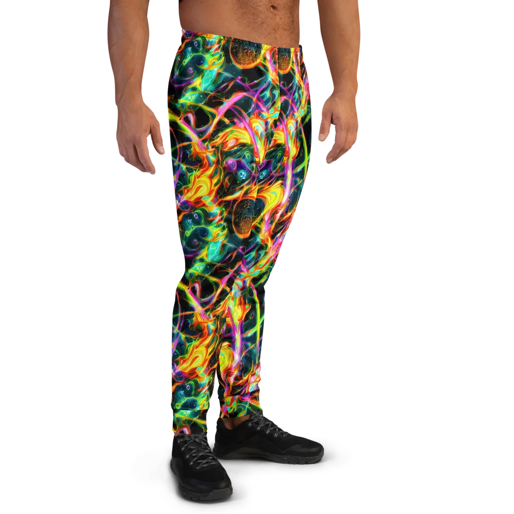 Astral Firestorm on Men's Joggers — Right