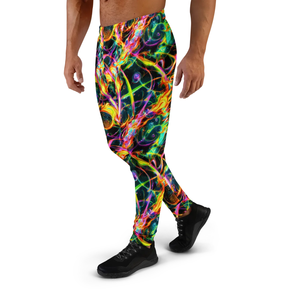Astral Firestorm on Men's Joggers — Left