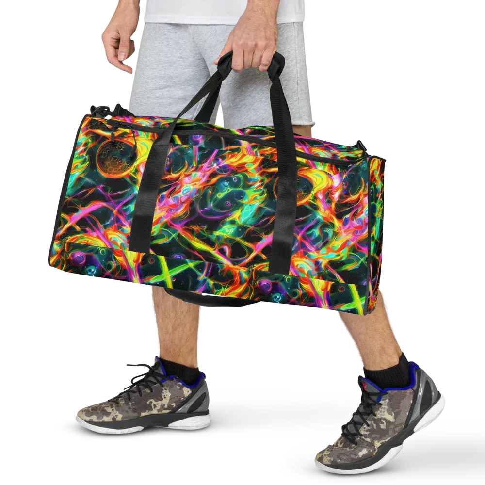 Astral Firestorm on Duffle Bag — Front