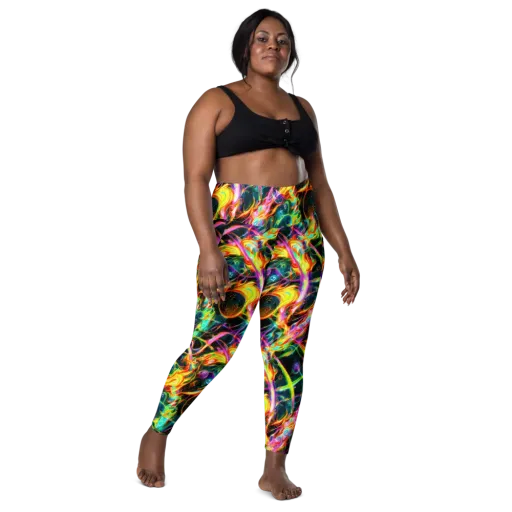 Astral Firestorm on a Leggings with Pockets