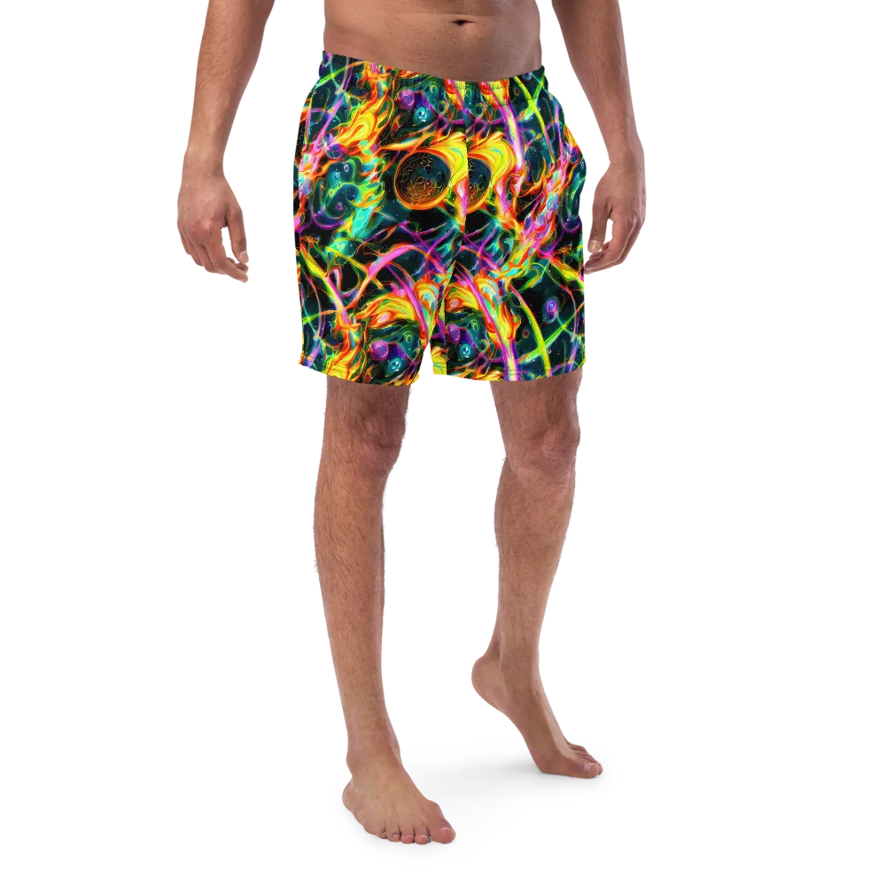 Astral Firestorm on Swim Trunks — Front