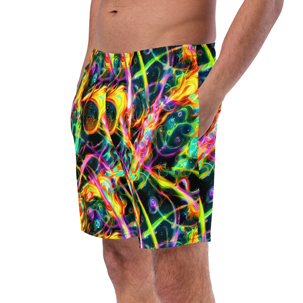 Astral Firestorm on Swim Trunks — Left Front