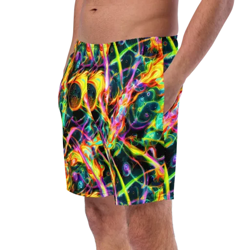 Astral Firestorm on a Swim Trunks