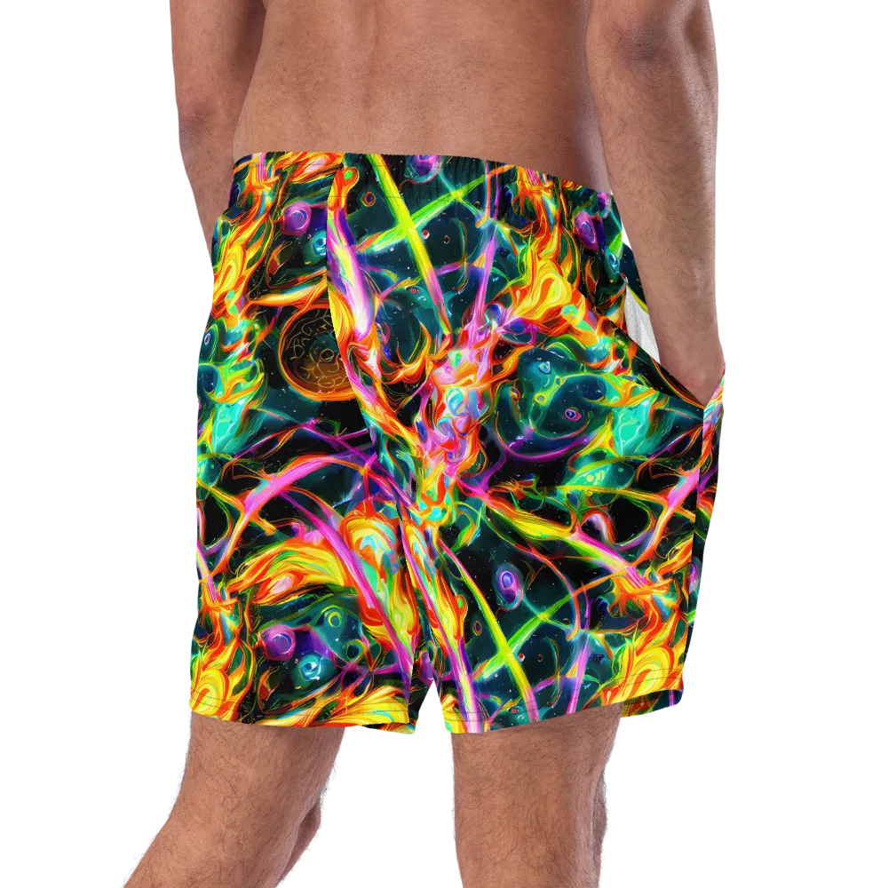 Astral Firestorm on Swim Trunks — Right Back
