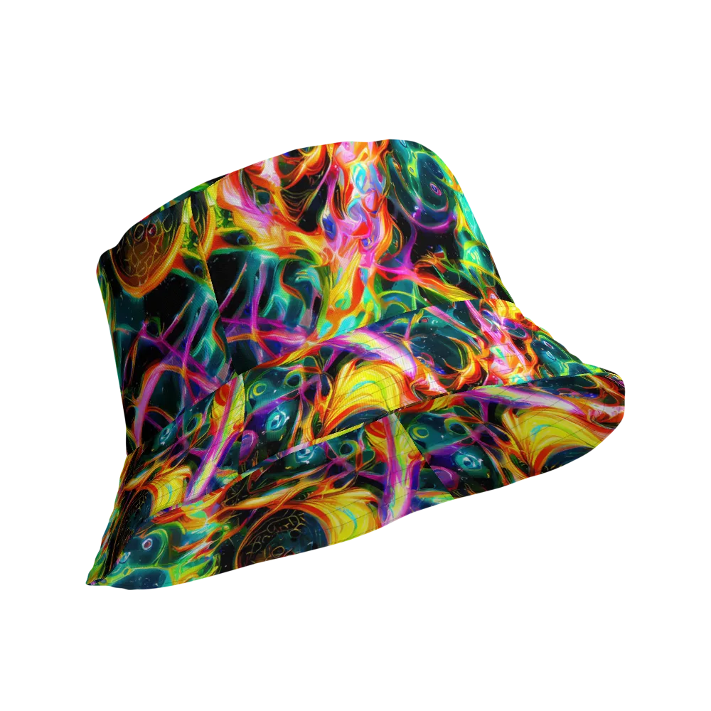 Astral Firestorm on Reversible Bucket Hat — Product details Outside