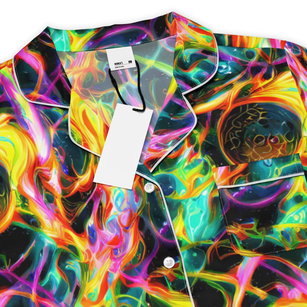Astral Firestorm on Women's Short Sleeve Pajama Top — Product details
