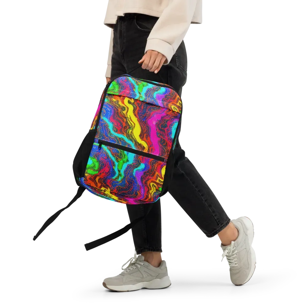Prismatic Fossils on Utility Backpack — Front