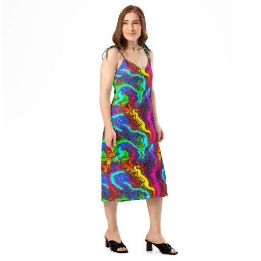 Prismatic Fossils on a Slip Dress