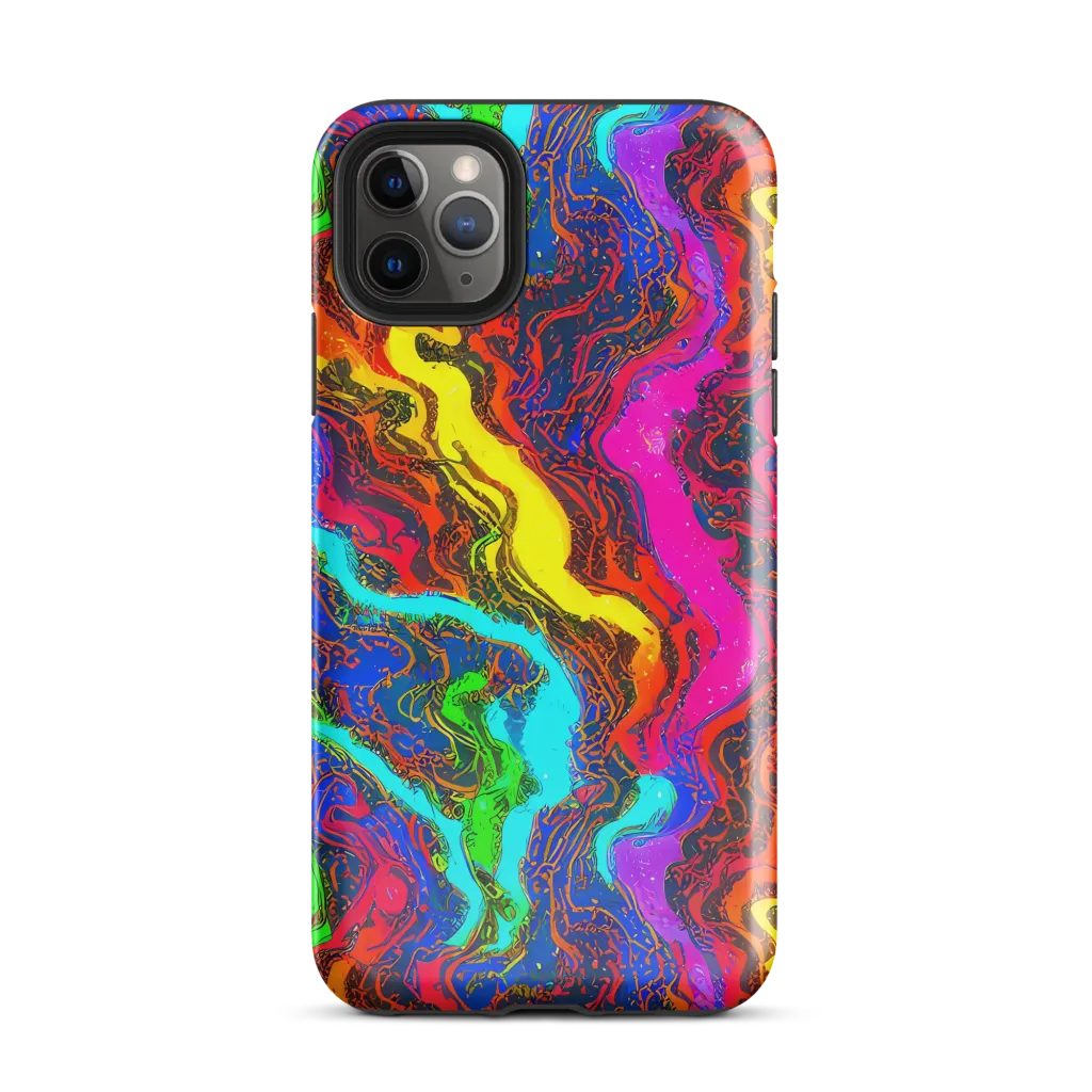 Prismatic Fossils on Tough Case for iPhone® — Front