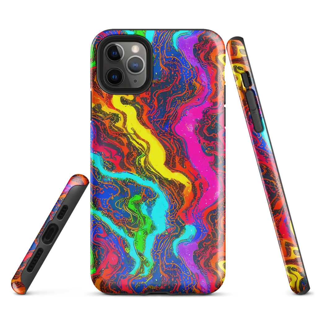 Prismatic Fossils on Tough Case for iPhone® — Front