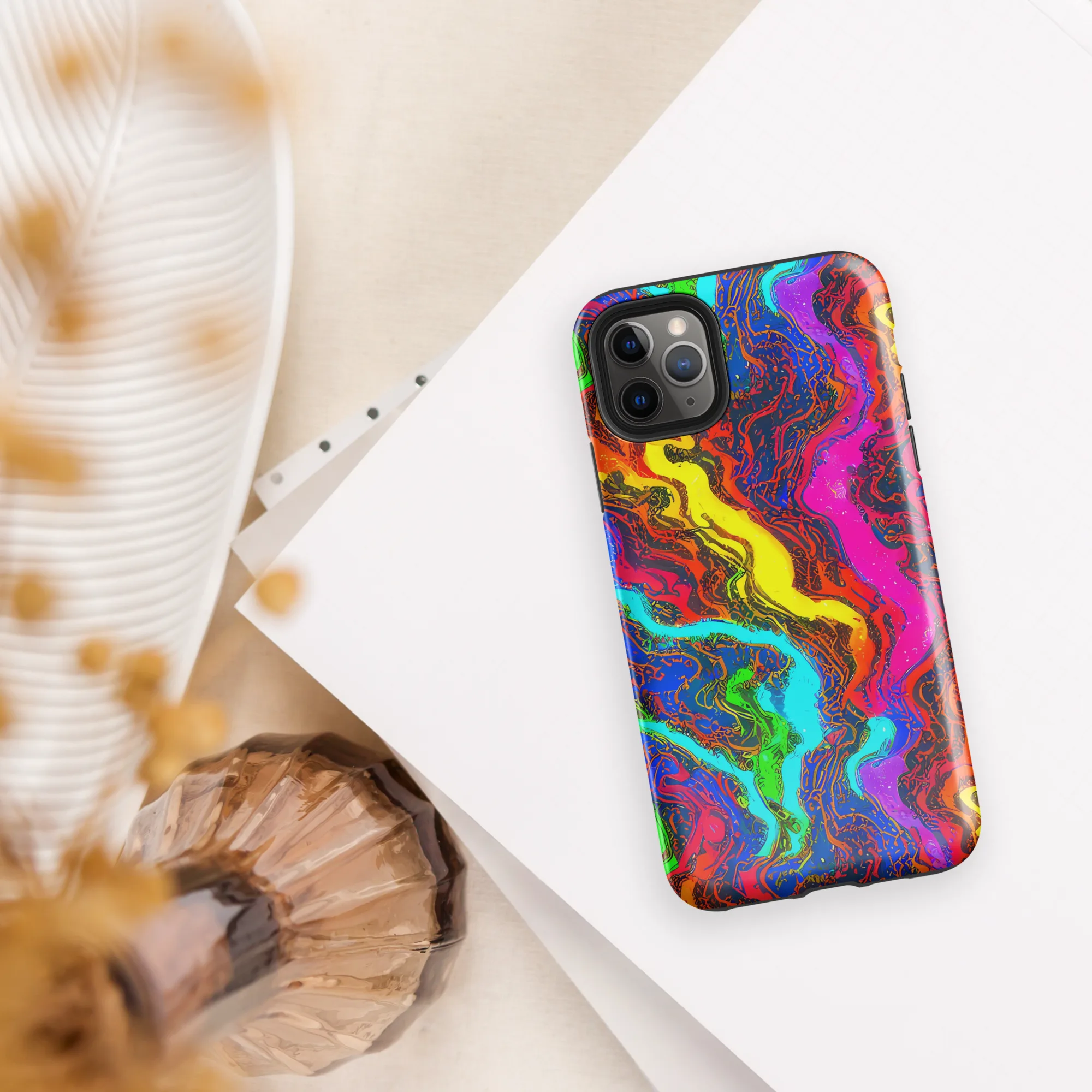 Prismatic Fossils on Tough Case for iPhone® — Front