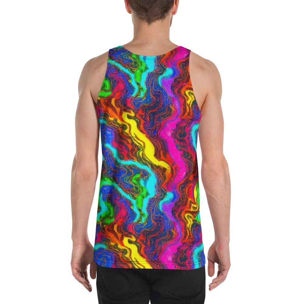 Prismatic Fossils on Men's Tank Top — Back