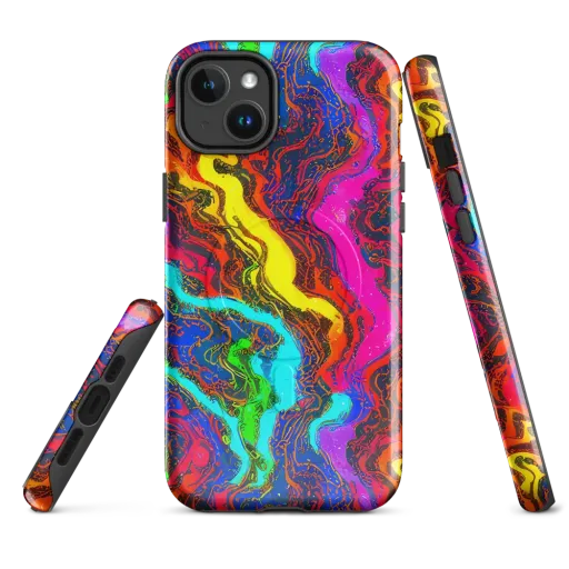 Prismatic Fossils on a MagSafe Tough Case for iPhone®