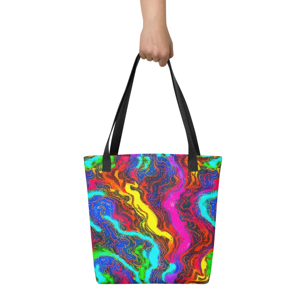 Prismatic Fossils on Tote Bag — Front