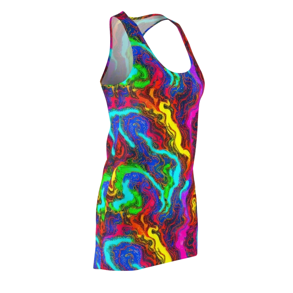 Prismatic Fossils on Racerback Dress — Front Side