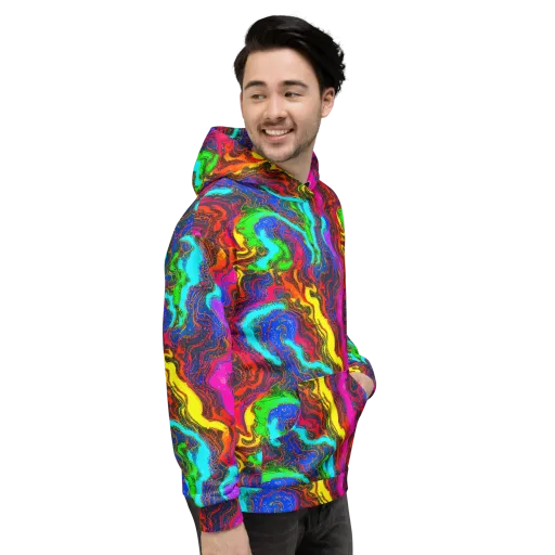 Prismatic Fossils on a Hoodie