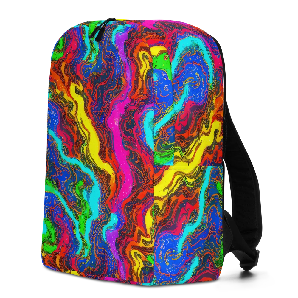Prismatic Fossils on Minimalist Backpack — Left