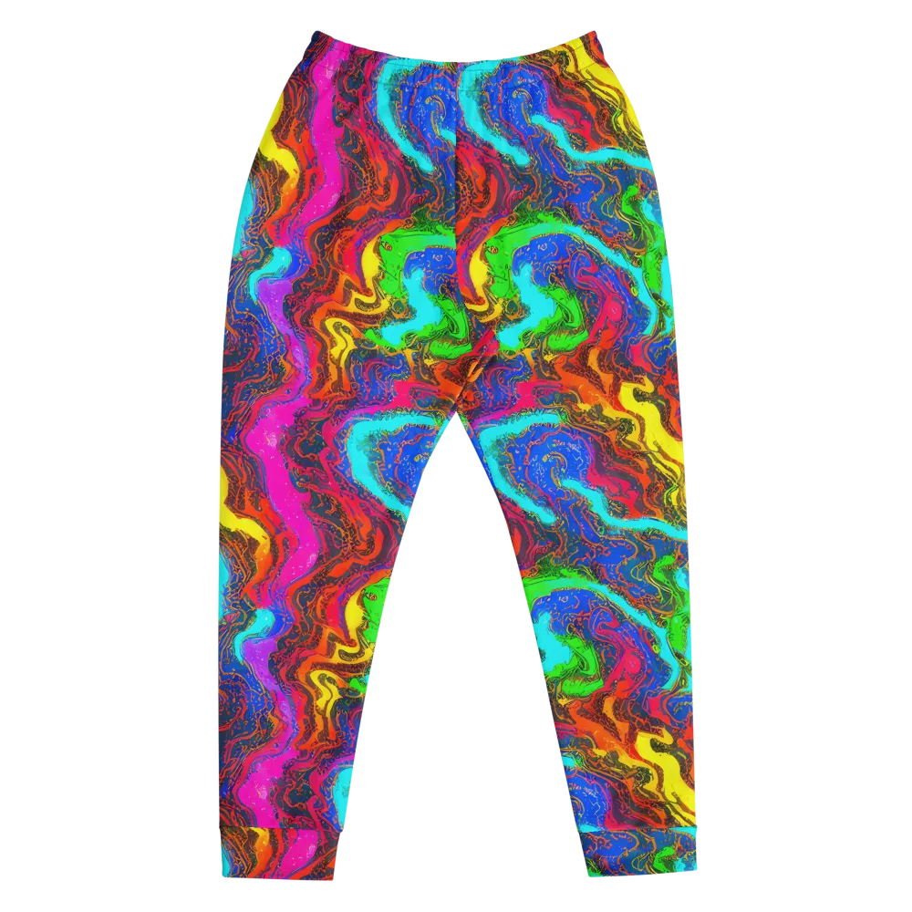Prismatic Fossils on Men's Joggers — Front