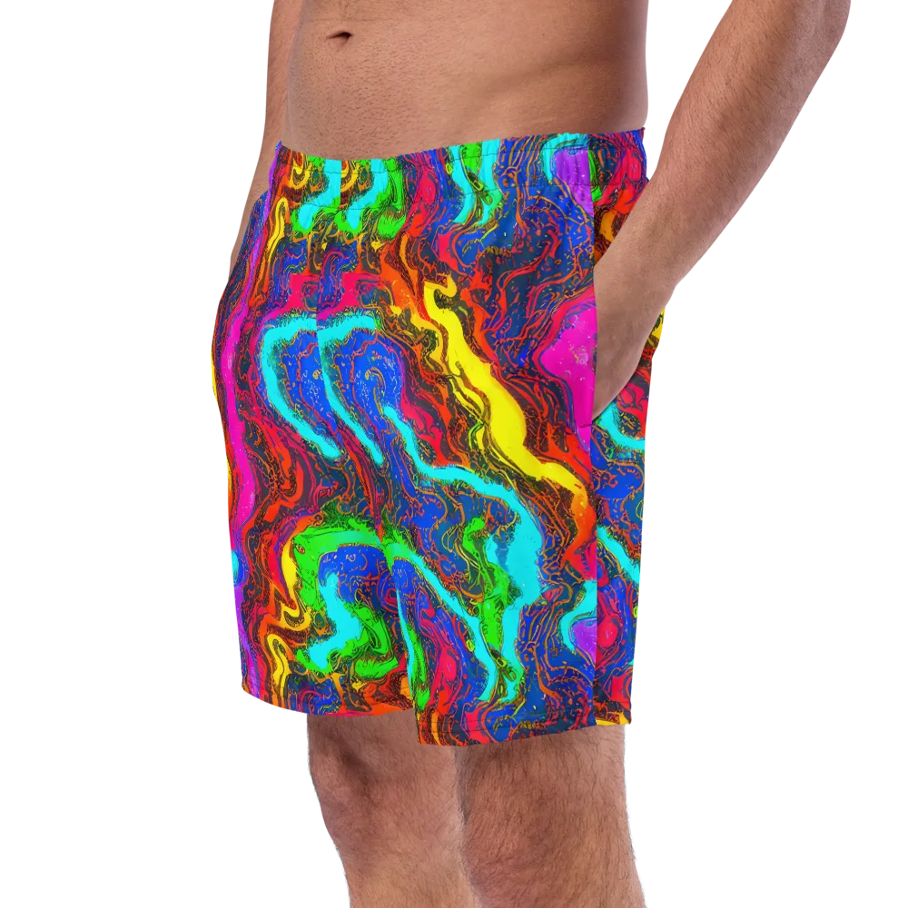Prismatic Fossils on Swim Trunks — Left Front
