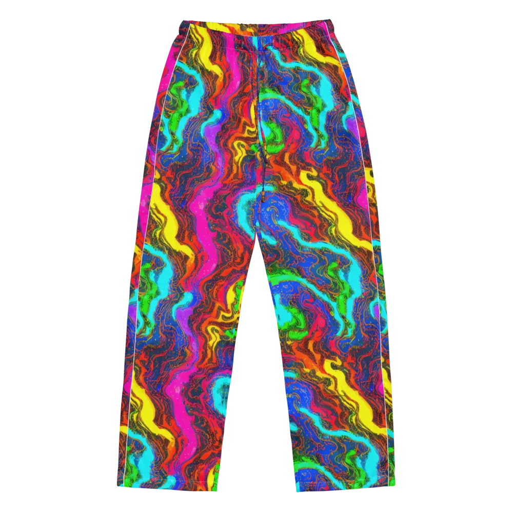 Prismatic Fossils on Women's Pajama Pants — Front