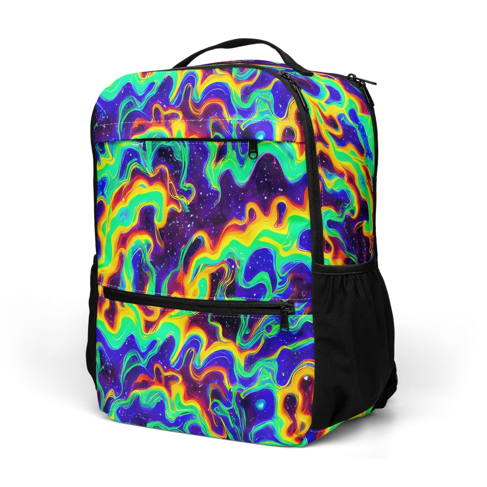 Hypercosm on Utility Backpack — Left Front